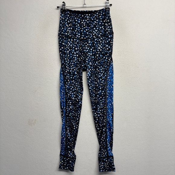 Beyond Yoga Droplets Midi Leggings Black Blue S - Picture 3 of 11